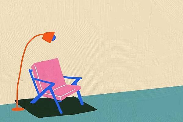 EPS 해외이미지 디자인 백그라운드 의자 일러스트 전등 사람없음 손그림 해외일러스트 가구 조명 파일형식 벡터 이미지허브