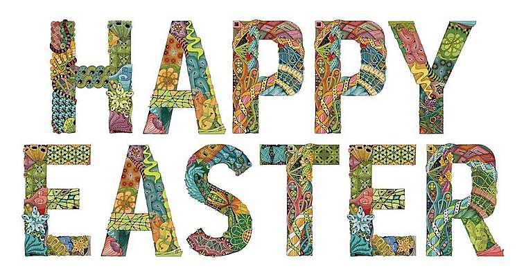 EPS 해외이미지 일러스트 부활절 타이포그라피 사람없음 단어 화려 젠탱글 해외일러스트 문자 기념일 컨셉 파일형식 벡터 이미지허브