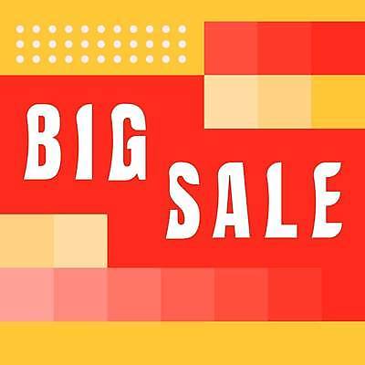 EPS 디자인 일러스트 사람없음 빨간색 쇼핑 노란색 세일 빅세일 국내일러스트 해외일러스트 컬러 파일형식 벡터 이미지허브