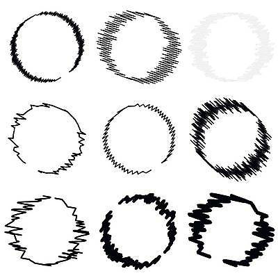 EPS 해외이미지 일러스트 사람없음 원형 손그림 그런지 디자인소스 해외일러스트 도형 파일형식 벡터 편집소스 이미지허브