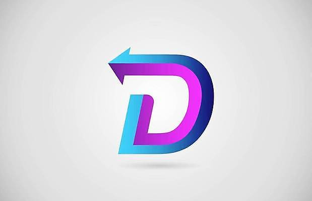 EPS 해외이미지 모양 템플릿 직업 디자인 알파벳 분홍색 컨셉 일러스트 회사 비즈니스 추상 화살 경사 타이포그라피 파란색 유행 우아함 디자이너 편지 심볼 사인 신분 심플 D 엘리먼트 특별함 활자 레터링 스타일 해외일러스트 문자 영어 컬러 무늬 활자판 파일형식 벡터 이미지허브