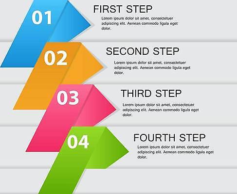 EPS 해외이미지 디자인 일러스트 비즈니스 사람없음 자료 인포그래픽 정보 레이아웃 순서 접기 목차 해외일러스트 모션 파일형식 벡터 이미지허브