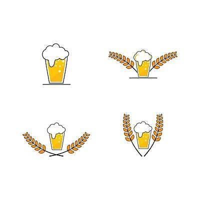 EPS 해외이미지 디자인 일러스트 맥주 사람없음 보리 맥주잔 맥주거품 옥토버페스트 해외일러스트 술잔 곡류 주류 거품 파일형식 벡터 이미지허브