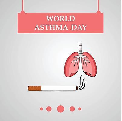 EPS 해외이미지 일러스트 흡연 담배 타이포그라피 사람없음 허파 금연 담배꽁초 담배연기 흡연금지 해외일러스트 문자 캠페인 금지 호흡기관 연기 사회이슈 파일형식 벡터 이미지허브