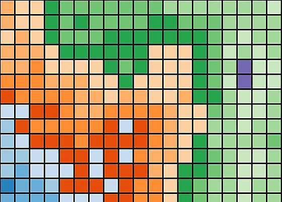 EPS 해외이미지 모양 구름 디자인 과학 백그라운드 패턴 일러스트 벽지 하늘 추상 그래픽 장식 컴퓨터 컬러풀 수학 정사각형 기하학 발생 픽셀 해외일러스트 자연요소 도형 컬러 무늬 교과목 전자제품 파일형식 벡터 이미지허브
