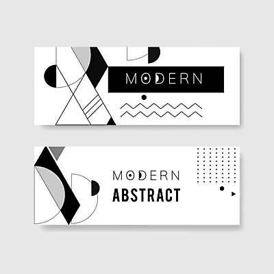 EPS 해외이미지 디자인 배너 일러스트 추상 사람없음 세트 검은색 소셜네트워크 소셜미디어 엘리먼트 스타일 해외일러스트 컬러 무늬 파일형식 벡터 이미지허브