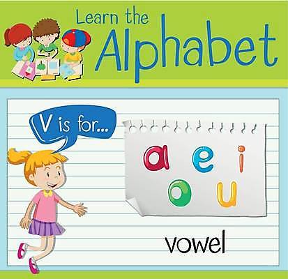 EPS 해외이미지 전신 알파벳 영어 여자 남자 종이 어린이 말풍선 일러스트 영어교육 소녀 소년 여러명 상반신 V 모음 단어공부 단어카드 어린이만 해외일러스트 문자 교육 다수 사람 학습 파일형식 벡터 단어장 이미지허브