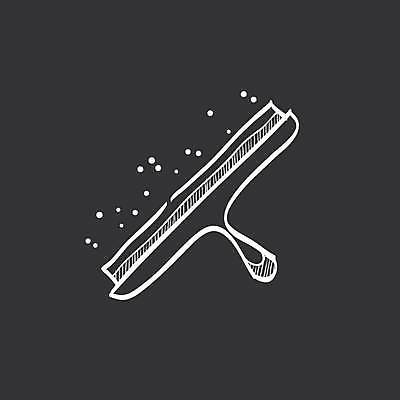 EPS 해외이미지 일러스트 사람없음 검은색 청소도구 해외일러스트 컬러 도구 청소 파일형식 벡터 이미지허브