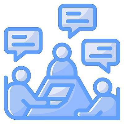 EPS 해외이미지 디자인 선 일러스트 비즈니스 통신 회의 사람 사무실 업무 발표 토론 심볼 세미나 해외일러스트 작업 파일형식 벡터 이미지허브