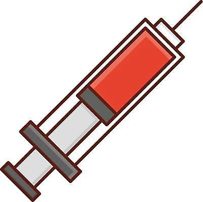 EPS 해외이미지 일러스트 의학 주사기 사람없음 해외일러스트 의료기기 파일형식 벡터 이미지허브