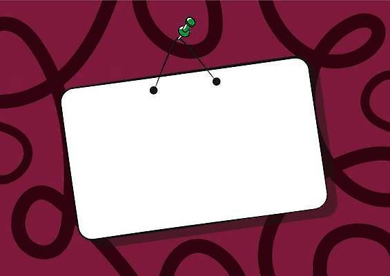 EPS 해외이미지 백그라운드 일러스트 프레임 사람없음 메모지 압정 걸기 카피스페이스 해외일러스트 모션 사무용품 공백 파일형식 벡터 이미지허브