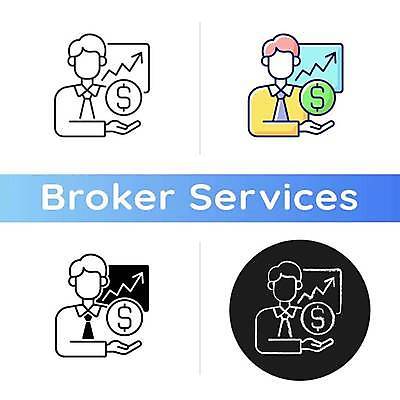 EPS 해외이미지 디자인 남자 화살표 라인일러스트 일러스트 들기 여러명 상반신 성인 금융 세트 달러 중개인 서비스 성인남자만 해외일러스트 직업 다수 돈 모션 사람 경제 남자만 성인만 파일형식 벡터 이미지허브