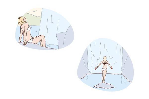 EPS 해외이미지 라이프스타일 웰빙 여자 행복 야생동물 여행 일러스트 자연 휴가 휴식 수영장 건강 사람 야외 치료 여름 평화 수영 고요 폭포 기쁨 자유 선탠 만족 피부관리 긍정 돌봄 통일 혼자 안락 해외일러스트 동물 계절 감정 컨셉 의학 모션 생활 뷰티 수상스포츠 생태계 파일형식 벡터 스포츠 이미지허브