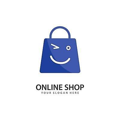 EPS 해외이미지 일러스트 윙크 사람없음 쇼핑백 쇼핑몰 심볼 온라인쇼핑 모바일쇼핑 온라인몰 브랜딩 해외일러스트 가방 표정 쇼핑 온라인 파일형식 벡터 이미지허브