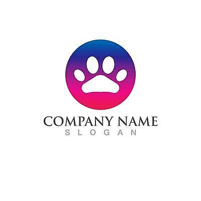 EPS 해외이미지 일러스트 사람없음 심볼 그라데이션 개발자국 브랜딩 해외일러스트 발자국 파일형식 벡터 이미지허브