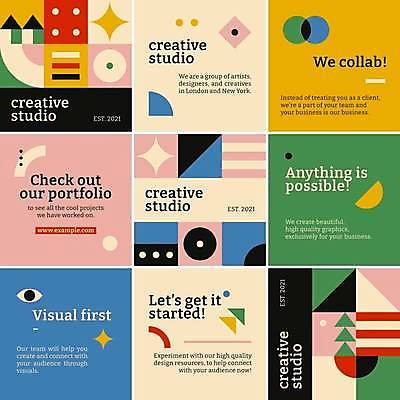 EPS 해외이미지 일러스트 추상 사람없음 반짝임 세트 컬러풀 사각형 점 삼각형 아치 창의력 멤피스디자인 해외일러스트 도형 디자인 컬러 무늬 모션 파일형식 벡터 이미지허브