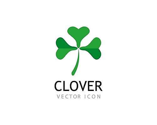 EPS 해외이미지 일러스트 사람없음 심볼 세잎클로버 브랜딩 해외일러스트 식물 클로버 파일형식 벡터 이미지허브