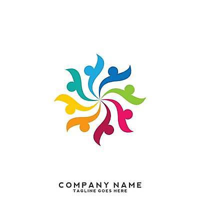 EPS 해외이미지 일러스트 사람모양 사람없음 사회 심볼 커뮤니티 브랜딩 해외일러스트 모양 공동체 파일형식 벡터 이미지허브