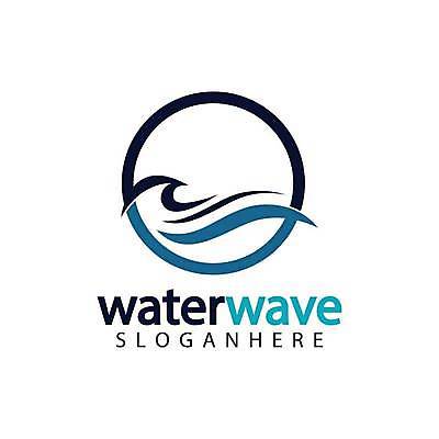 EPS 해외이미지 파도 일러스트 사람없음 심볼 브랜딩 해외일러스트 바다 파일형식 벡터 이미지허브