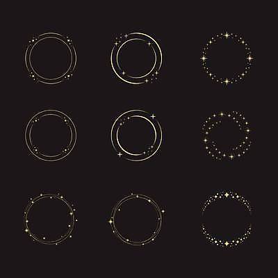 EPS 해외이미지 일러스트 프레임 사람없음 빛 반짝임 세트 원형 빛망울 시각효과 효과 해외일러스트 도형 모션 파일형식 벡터 이미지허브