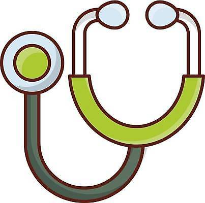EPS 해외이미지 일러스트 의학 청진기 사람없음 해외일러스트 의료기기 파일형식 벡터 이미지허브