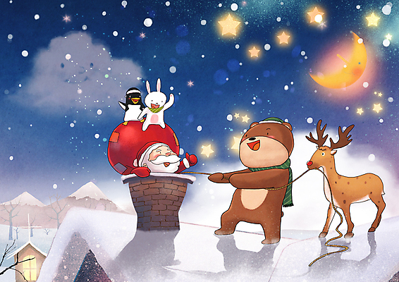 PSD 나무 구름 노년 남자 별 밧줄 동물캐릭터 크리스마스 겨울 여러마리 일러스트 곰 밤하늘 지붕 동화 협력 사슴 산 주택 굴뚝 한명 상반신 산타클로스 교회 루돌프 눈 토끼 잡기 최고 야간 초승달 보따리 펭귄 들어가기 노인남자한명만 국내일러스트 일러캐릭터 자연요소 식물 동물 캐릭터 1 계절 기념일 줄 다수 포유류 종교건축 모션 조류 하늘 날씨 사람 성인 건물 반려동물 달 남자한명만 노인남자만 파일형식