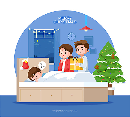 여자 남자 아들 어린이 시계 액자 크리스마스 일러스트 창문 가족 엄마 조명 크리스마스선물 들기 소년 상반신 성인 세명 선물상자 부모 눕기 크리스마스트리 눈감음 침대 잠 아빠 야간 쉿 크리스마스양말 산타양말 알전구 국내일러스트 AI파일 자연요소 기념일 가구 크리스마스장식 전구 관계 모션 양말 선물 사람 상자 조용 파일형식 벡터