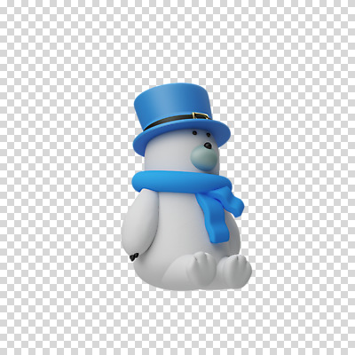 편집 편집이미지 한마리 크리스마스 털모자 3D캐릭터 누끼 앉기 사람없음 3D 목도리 디지털합성 북극곰 PNG 신사모자 편집소스 캐릭터 모자_잡화 1 잡화 기념일 곰 모션 파일형식