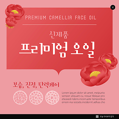 PSD 템플릿 ZIP 웹템플릿 말풍선 팝업 이벤트팝업 웹팝업 사람없음 뷰티 오일 피부관리 스킨케어 동백 기초화장품 다홍색 보습 신상품 신제품 프리미엄 빅팝업 이미지템플릿 꽃 음식 컬러 화장품 상품 파일형식