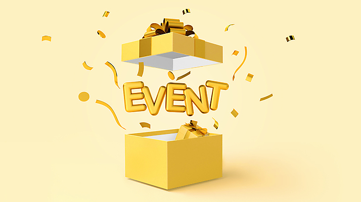 PSD 편집 편집이미지 영어 리본 이벤트 사람없음 선물상자 노란색 3D 오픈 디지털합성 오브젝트 꽃가루 편집소스 편집3D 문자 컬러 선물 상자 가루 파일형식