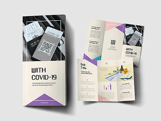 템플릿 표지디자인 표지 내지 리플렛 3단접지 주사기 팜플렛 사람없음 스마트폰 여행가방 미니어처 에펠탑 사회이슈 항공권 여권 QR코드 백신 베이지색 비행기모형 증명서 인디자인 INDD 전자여권 코로나바이러스 바이알 포스트코로나 백신여권 트래블버블 델타변이바이러스 백신인센티브 위드코로나 이미지템플릿 컬러 여행 컨셉 가방 의학 의료기기 비행기 핸드폰 스마트기기 모형 의료용품 티켓 바이러스 파리 랜드마크 파일형식 혜택