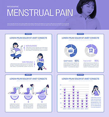 전신 여자 엎드리기 시계 일러스트 의학 그래프 들기 앉기 여러명 상반신 20대 성인 운동 알약 눈감음 보라색 인포그래픽 고통 한국인 분노 찡그림 손거울 원그래프 웅크림 생리 생리통 우울증 월경 피부트러블 성인여자만 호르몬 월경전증후군 증후군 국내일러스트 AI파일 감정 컬러 다수 모션 표정 건강 사람 동양인 청년 약 거울 질병 피부질환 생리현상 여자만 성인만 파일형식 벡터