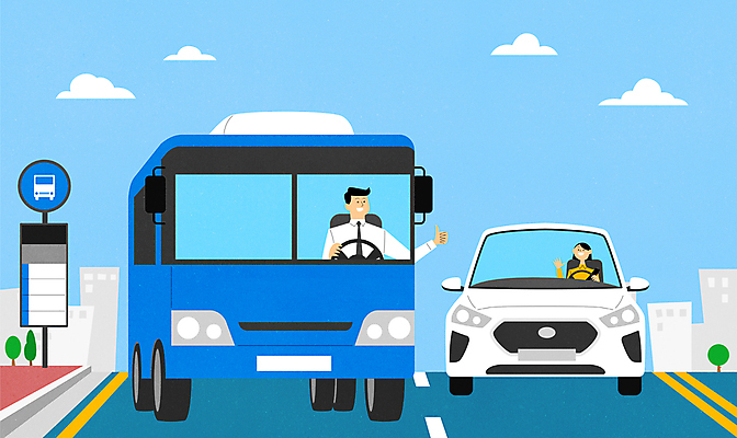 구름 여자 남자 도로 일러스트 자동차 버스 상반신 성인 두명 최고 버스정류장 손내밀기 양보 배려 버스기사 버스표지판 양보운전 성인만 차선_도로 국내일러스트 AI파일 자연요소 길 육상교통 교통시설 대중교통 사람 손짓 운전 표지판 운전사 역 파일형식 벡터