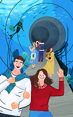 전신 PSD 여자 남자 여러마리 일러스트 신혼부부 어류 윙크 서기 들기 여러명 상반신 성인 파란색 스마트폰 제주도 손들기 팔짱 사진촬영 신혼여행 통로 아쿠아리움 스쿠버다이버 해저터널 성인만 국내일러스트 부부 컬러 다수 결혼 모션 한국 표정 사람 핸드폰 스마트기기 촬영 수중동물 터널 스쿠버다이빙 신혼 수족관 파일형식