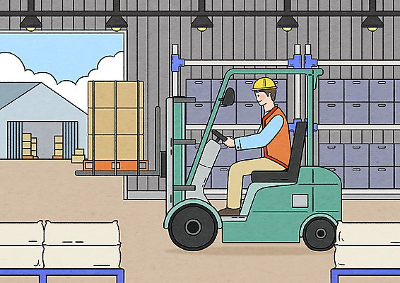 전신 PSD 남자 일러스트 선반 한명 앉기 성인 쌓기 운전 운반 안전모 택배 지게차 택배상자 물류창고 성인남자한명만 물류센터 국내일러스트 1 가구 모션 사람 상자 운송업 중장비 헬멧 안전장비 창고 남자한명만 성인남자만 파일형식