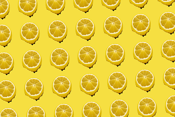 포토 JPG 해외이미지 백그라운드 패턴 단면 사람없음 노란색 패턴백그라운드 레몬 슬라이스 해외포토 컬러 무늬 과일 파일형식 이미지허브