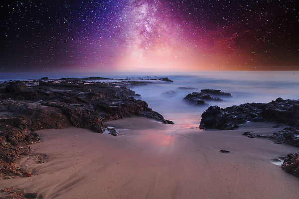 포토 JPG 해외이미지 별 파도 바다 자연 하늘 아이슬란드 사람없음 빛 반짝임 일몰 흐름 야간 장노출 암초 별빛 해외포토 자연요소 유럽 컨셉 모션 촬영기법 노을 생태계 파일형식 이미지허브