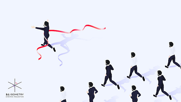JPG 해외이미지 전신 남자 일러스트 정장 여러명 상반신 성인 달리기 3D 경쟁 만세 골인 아이소메트릭 결승끈 성인남자만 해외일러스트 옷 다수 컨셉 모션 사람 디지털합성 결승선 남자만 성인만 파일형식 이미지허브