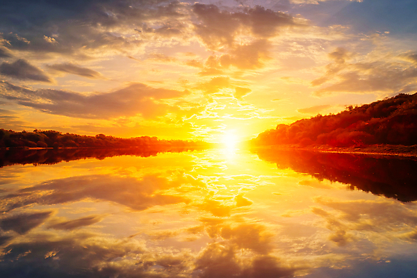 포토 JPG 해외이미지 나무 자연 하늘 사람없음 야외 강 햇빛 태양 일몰 해외포토 자연요소 식물 노을 생태계 파일형식 이미지허브