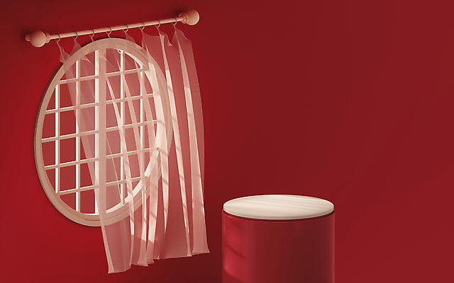 포토 JPG 해외이미지 백그라운드 창문 바람 사람없음 3D 공간 커튼 원형 원기둥 단상 해외포토 자연요소 도형 날씨 디지털합성 파일형식 이미지허브