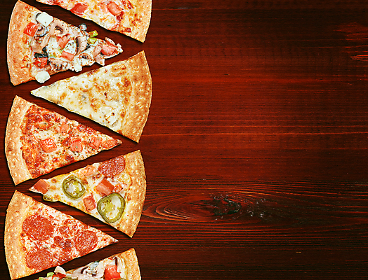 포토 JPG 해외이미지 피자 패스트푸드 실내 사람없음 하이앵글 일렬 치즈피자 콤비네이션피자 페퍼로니 피자조각 카피스페이스 나무배경 해외포토 뷰포인트 조각 백그라운드 서양음식 내부 공백 소시지 인스턴트 파일형식 이미지허브