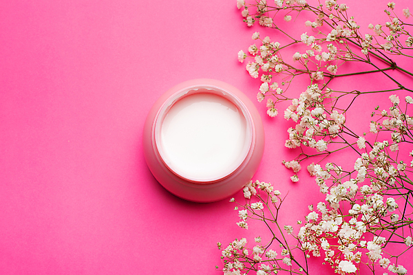 포토 JPG 해외이미지 스튜디오촬영 꽃 분홍색 사람없음 미용용품 오브젝트 수분크림 해외포토 식물 컬러 실내 화장품 파일형식 이미지허브