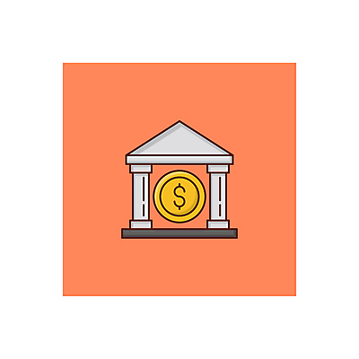 JPG 해외이미지 일러스트 사람없음 금융 달러 동전 주황색 해외일러스트 컬러 돈 경제 파일형식 이미지허브