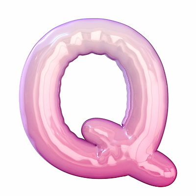 포토 JPG 해외이미지 분홍색 타이포그라피 사람없음 3D 입체 풍선 Q 해외포토 문자 알파벳 컬러 디지털합성 파일형식 이미지허브