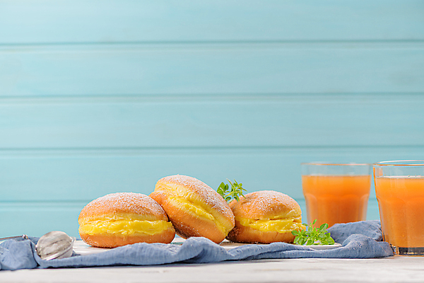 포토 JPG 해외이미지 디저트 실내 사람없음 도넛 오렌지주스 해외포토 음식 내부 과일주스 파일형식 이미지허브