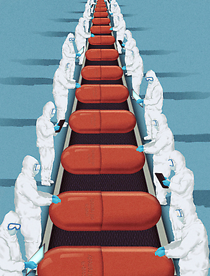 전신 PSD 일러스트 공장 의학 그림자 들기 여러명 상반신 성인 태블릿 알약 의료진 제조 컨테이너 사회이슈 개발 검수 백신 약제조 전염병 제조과정 치료제 성인만 코로나바이러스 방역복 델타변이바이러스 위드코로나 국내일러스트 직업 옷 산업 다수 컨셉 공업 모션 사람 전자제품 스마트기기 약 바이러스 질병 과정 방역 파일형식