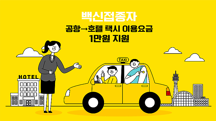 전신 여자 남자 일러스트 호텔 안내 상반신 성인 타이포그라피 세명 가리킴 반창고 최고 공항 사회이슈 택시 승객 호텔리어 탑승객 택시기사 성인만 코로나바이러스 백신접종 델타변이바이러스 백신인센티브 지원금 위드코로나 국내일러스트 AI파일 직업 문자 컨셉 교통시설 승용차 자동차 숙소 사람 손짓 의료용품 운전사 바이러스 승차 백신 접종 지원 파일형식 벡터 혜택