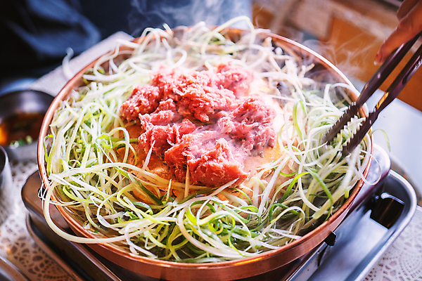 포토 JPG 해외이미지 한식 실내 집게 사람없음 불고기 끓이기 소불고기 파채불고기 해외포토 음식 모션 내부 파일형식 이미지허브