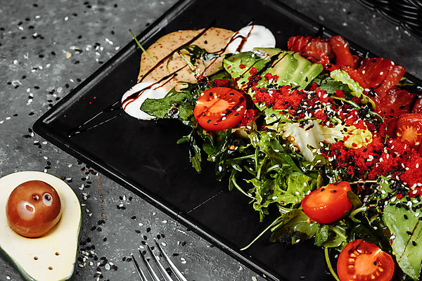 포토 JPG 해외이미지 음식 방울토마토 사람없음 샐러드 아보카도 건강식 해외포토 토마토 과일 파일형식 이미지허브