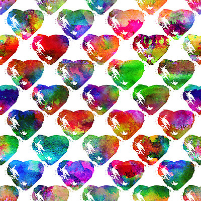 포토 JPG 해외이미지 백그라운드 패턴 추상 사람없음 컬러풀 하트 해외포토 모양 컬러 무늬 파일형식 이미지허브